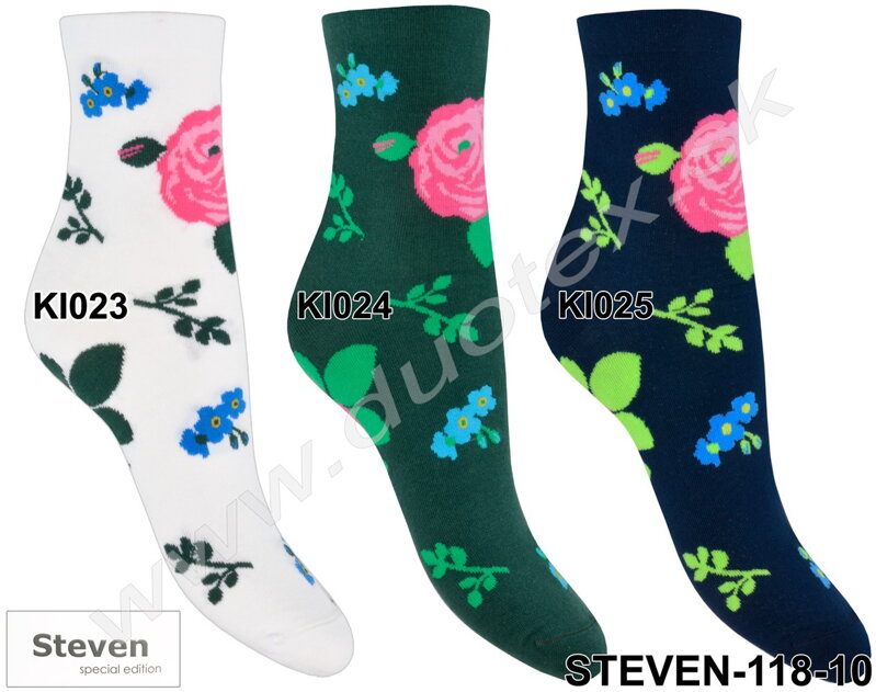 Steven dámske vzorované ponožky 118D-023