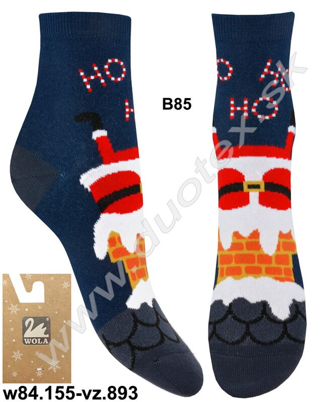 Wola dámske vianočné ponožky w84.155-vz.893