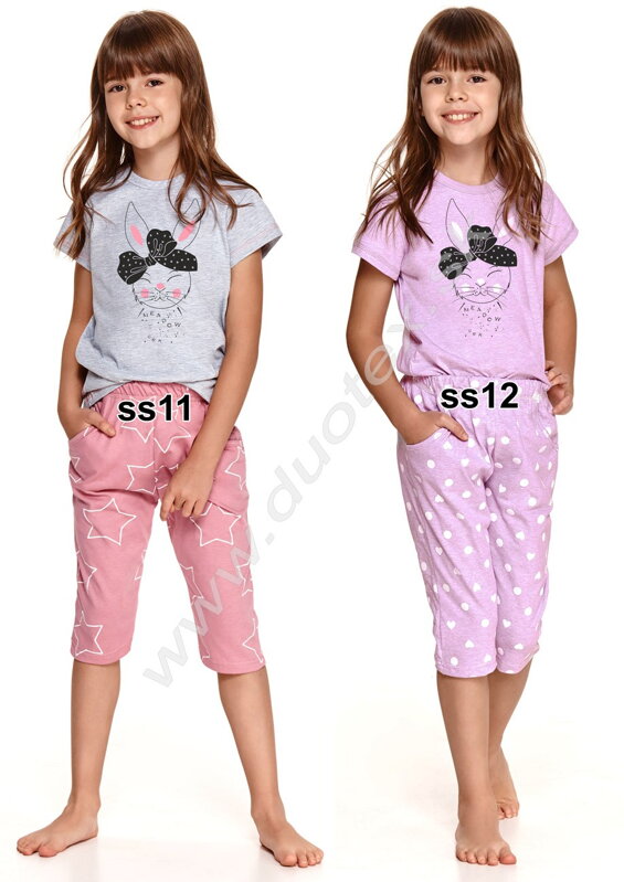 Taro dievčenské pyžamo s krátkym rukávom Beki2214-1