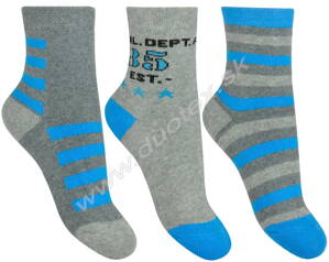 CNB chlapčenské froté ponožky so vzorom 54862-2