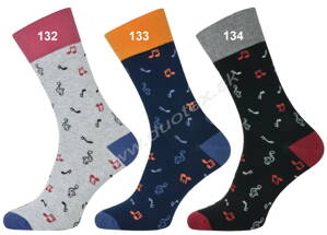 More pánske ponožky so vzorom 051-132