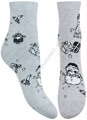 Wola dámske vianočné ponožky w84.155-vz.826