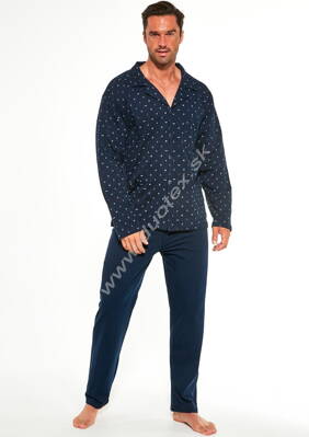 Cornette pánske pyžamo s dlhým rukávom na gombíky 114-Cornette-50