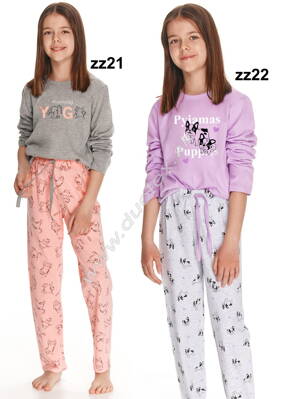 Taro dievčenské pyžamo s dlhým rukávom Ida2782