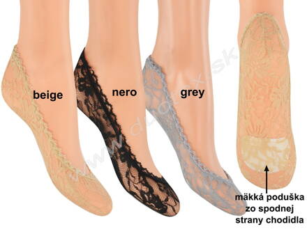 Knittex dámske ponožky - šľapky do balerínok Stopki-kr-pod