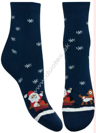 Wola dámske vianočné ponožky w84.155-vz.843