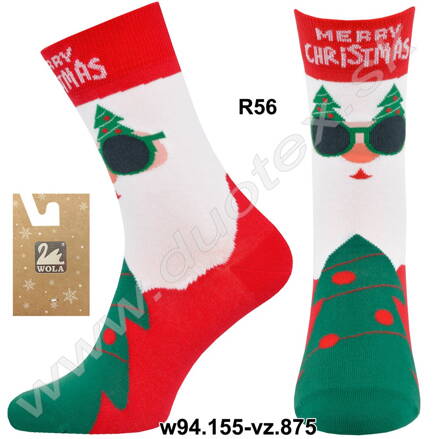 Wola pánske vianočné ponožky w94.155-vz.875