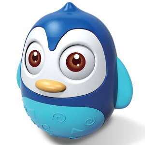 Baby Mix kývajúca hračka tučniak modrý