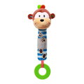 Baby Ono plyšová pískacia hračka s hryzátkom opička George