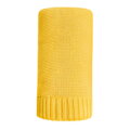 New Baby bambusová pletená deka 100x80 cm žltá