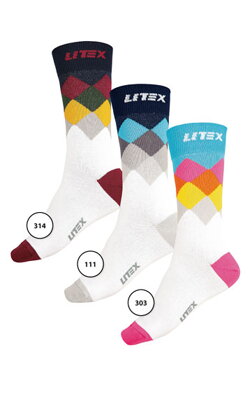 Litex dizajnové ponožky (9A006)