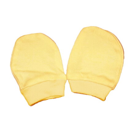 New Baby rukavičky pre novorodenca žlté