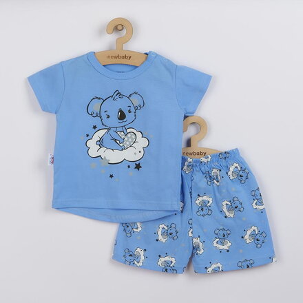 New Baby chlapčenské pyžamo s krátkym rukávom Dream modré