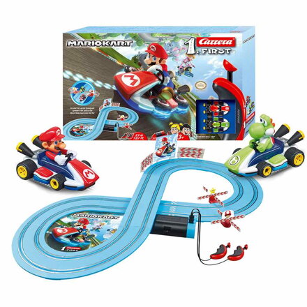 Milly Mally autodráha Carrera FIRST Nintendo Mario Kart™- Mario and Yoshi 2,4 m