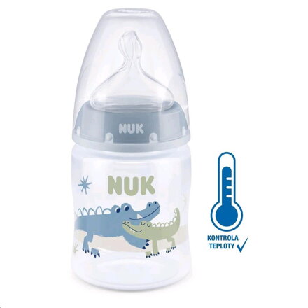 NUK dojčenská fľaša First Choice Temperature Control 150 ml blue