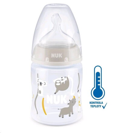 NUK dojčenská fľaša First Choice Temperature Control 150 ml beige