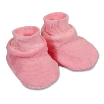 New Baby kojenecké papučky ružové