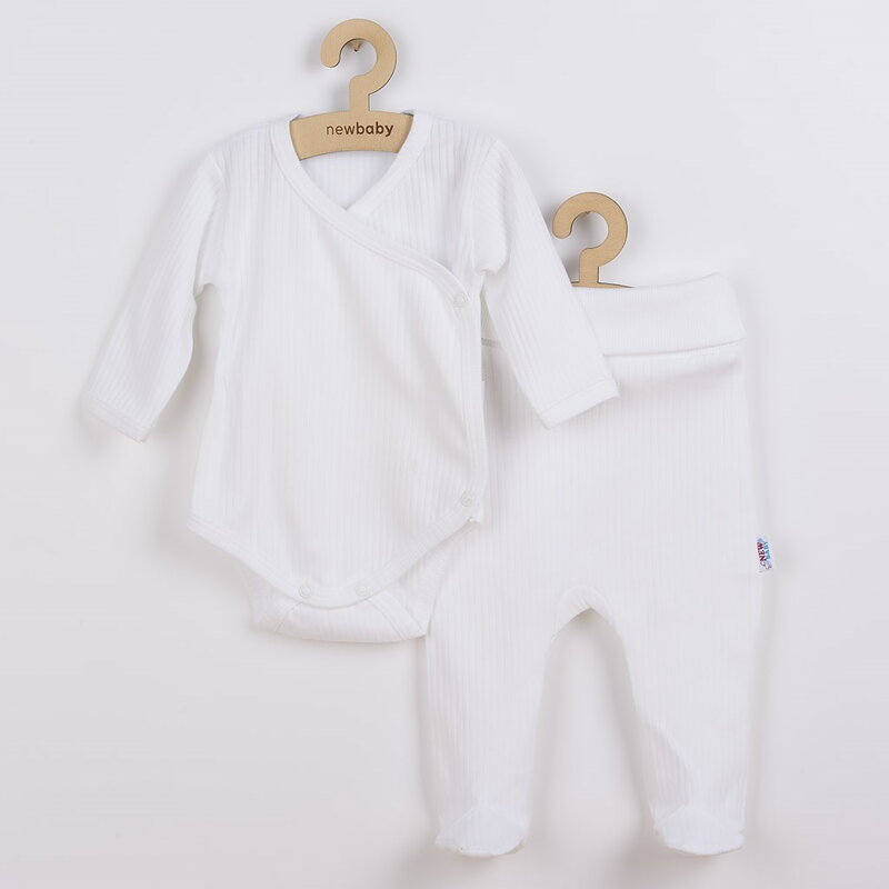 New Baby 2-dielna dojčenská súprava Practical biela chlapec